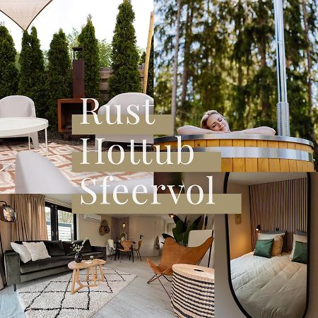 Bosrijk Chalet - Hottub - Veluwe Putten Eksteriør billede